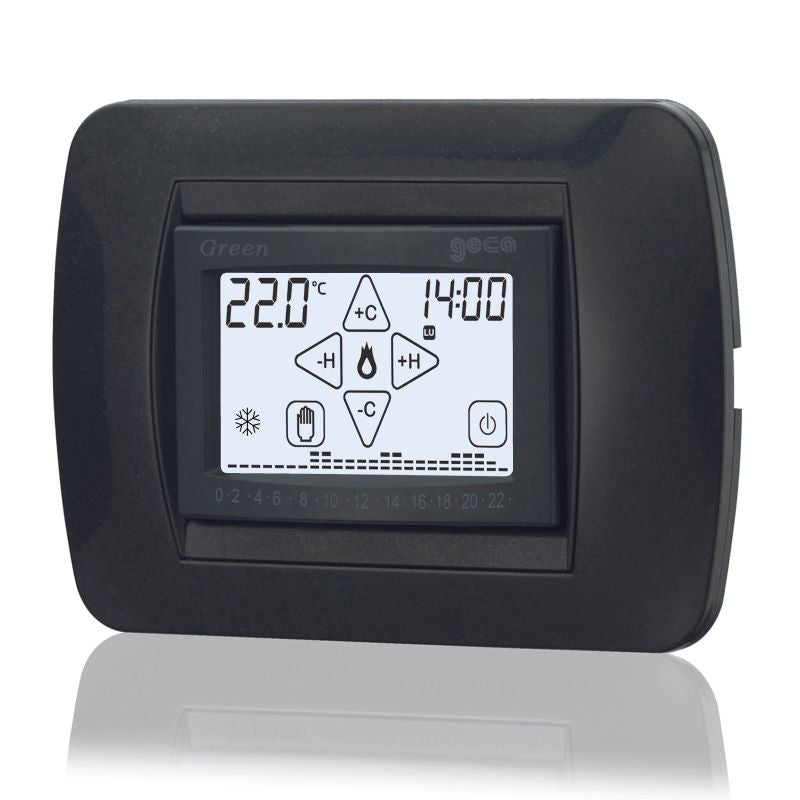 GREEN Cronotermostato touch screen da incasso