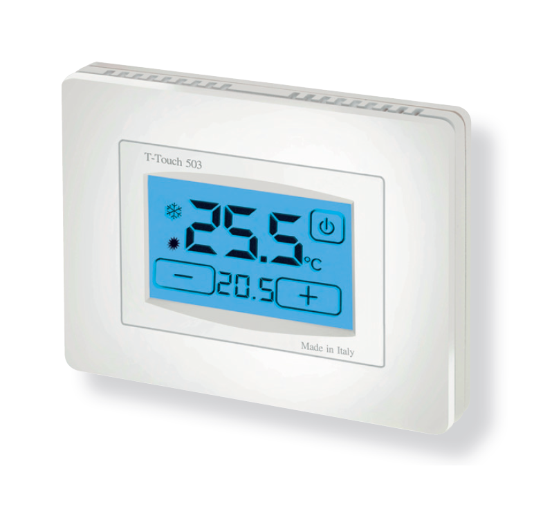 T-TOUCH 503 Termostato touch screen da parete